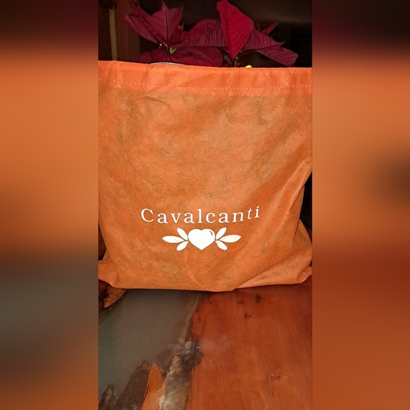 Cavalcanti Italian Black Leather Purse w/Burgundy Calf Hair Like New Condition - Picture 6 of 8